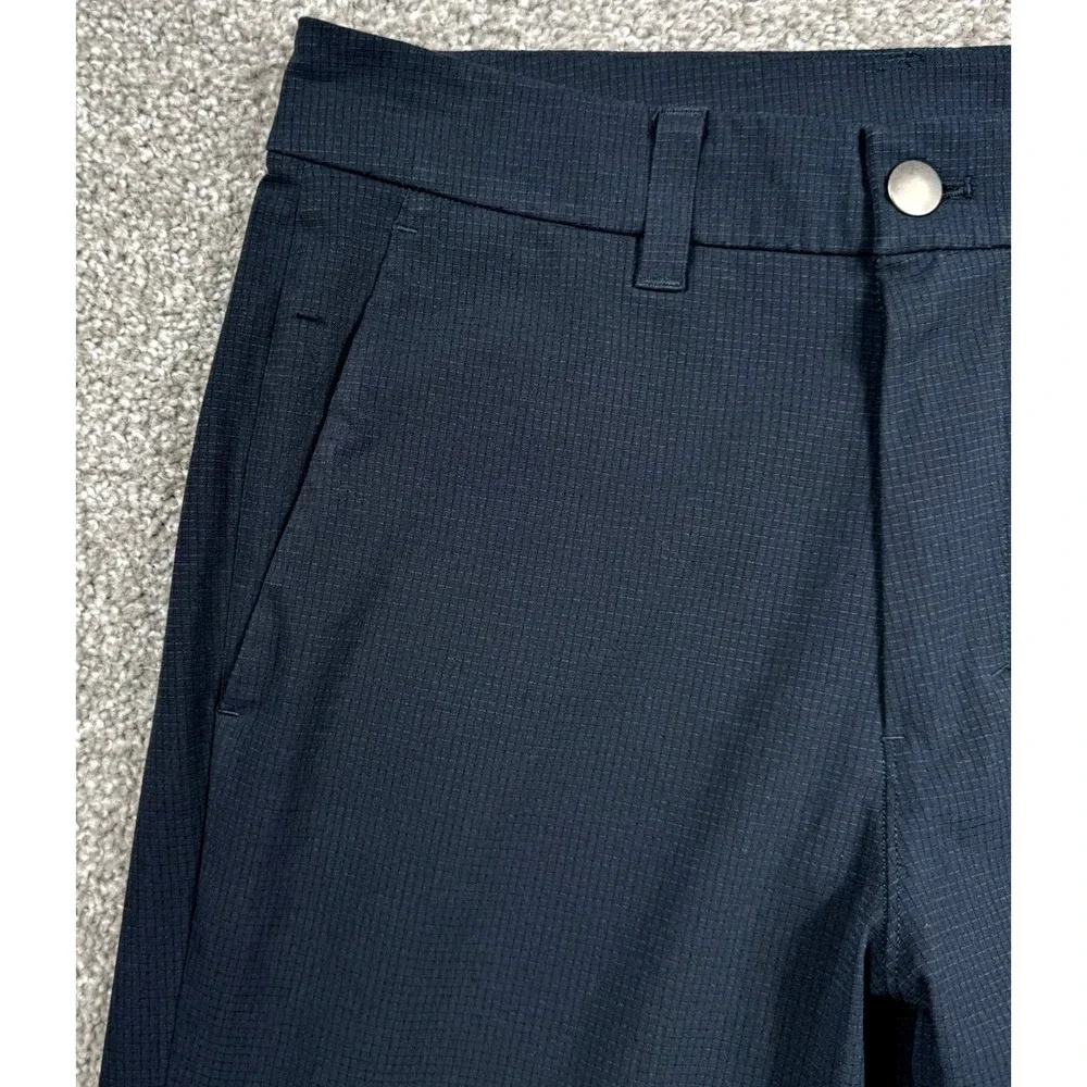 Lululemon Mens Navy Ripstop Performance Pants Size 28x31 Stretch Travel Golf